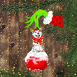 Husky Feliz Naughty Dog Ornament Green Hand Holding Christmas Tree Decorations Ideas 2020