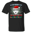 Husky On The Naughty List And I Regret Nothing T-Shirt Funny Quote Xmas Gift For Husky Lovers