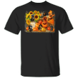 Dachshunds With Pumpkins Sunflower Autumn T-Shirt Mid Autumn Festival Shirt Dachshund Merch