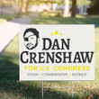 Dan Crenshaw Yard Sign Dan Crenshaw For Us Congress Texan Conservative Patriot Sign Decor