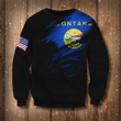 Montana State Flag 3D Sweatshirt Pride Montana State - US Flag Logo Sweater Xmas Gift Ideas