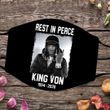 Rip King Von Face Mask Justice For King Von 1994 - 2020 Face Mask