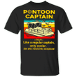 Definition Pontoon Captain Shirt Funny Pontoon Captain T-Shirt For Dad Brother