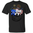 Dachshund American Flag Inside Pocket T-Shirt 4th Of July Shirts Patriotic Gifts
