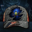 Pennsylvania State Flag Hat 3D Printed U.S Flag Vintage Hat Old Retro Pennsylvania Proud Patriotic Cap