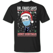 Dr Fauci Merry Christmas Shirt Dr. Fauci Santa With Mask Vintage Tee Fauci Merchandise