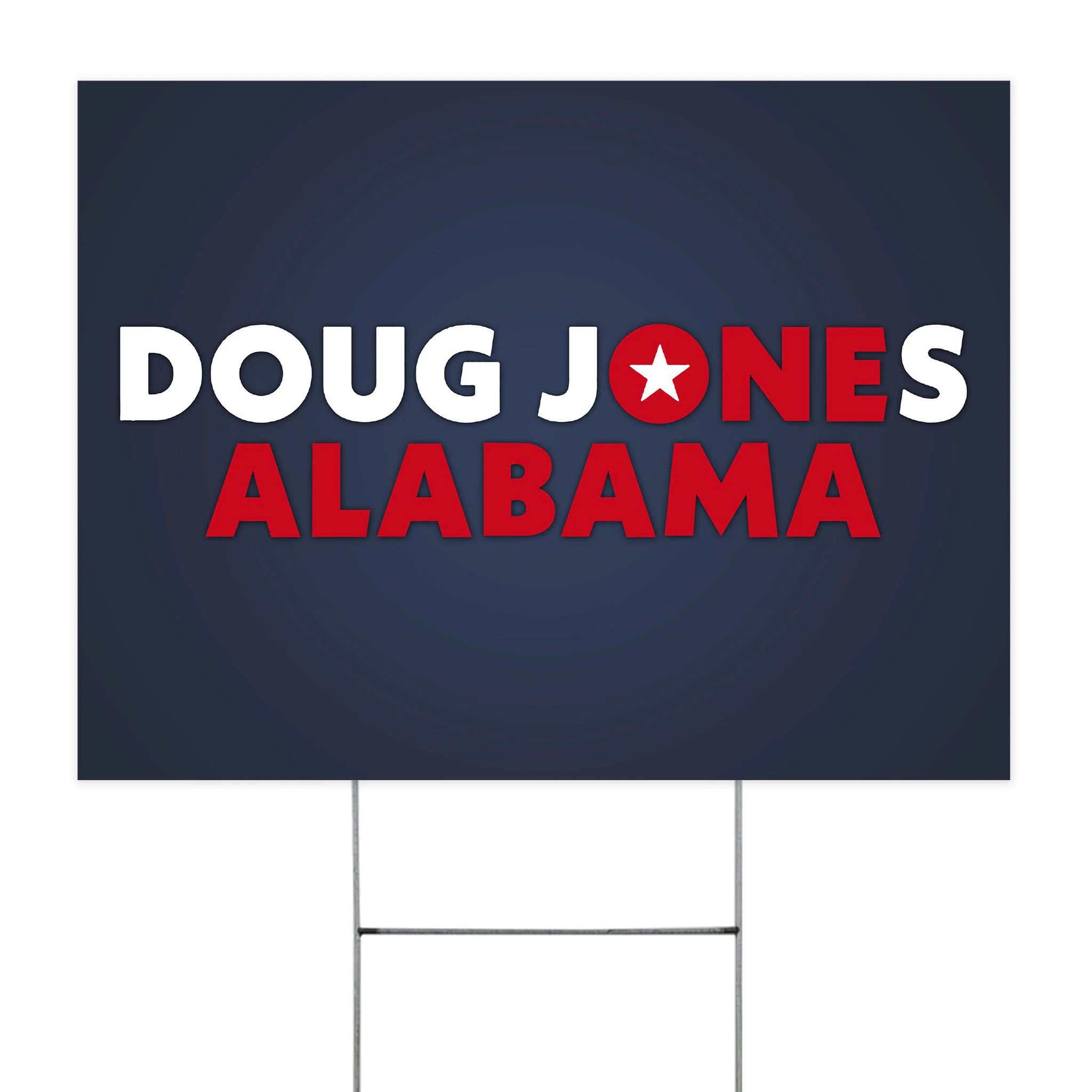 Doug Jones Alabama Yard Sign For US Senate Outdoor Decor