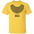 The Notorious RBG T-Shirt Dissent Collar Pattern RBG Shirt Feminist Shirt Inspiring Gifts
