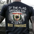 If The Flag Offend You Kiss My West Virginiass Shirt Patriotic Humor Virginia Men Clothing 2