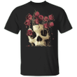Skull And Rose Graphic T-Shirt Sugar Classic Halloween Shirts Unisex Outfits Men And Women