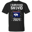 I Survived Snovid Wyoming 21 Shirt Snovid 2023 Shirt Men's Women's