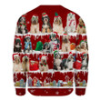 Tibetan Terrier Snowflake Christmas Sweatshirt Couple Christmas Shirt Designs Winter Gifts