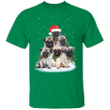 Pug Puppies Christmas T-Shirt Cute Dog Shirt Christmas Gift For Pug Lovers