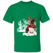 Corgi Red Scarf T-Shirt Adorable Dog Winter Shirt Christmas Gift For Friend Corgi Lover