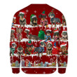 Dachshunds Christmas Snowflake Sweater Vintage Christmas Sweatshirt Weiner Dog Gifts