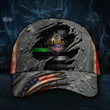 Thin Green Line American Flag 3D Hat Unique Military Cap For Patriots Veteran Gift For Men
