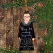 RBG Christmas Ornament May Her Memory Inspired A Revolution Ruth Bader Ginsburg Ornament Merch