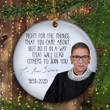 RBG Ornament Ruth Bader Ginsburg Christmas Ornament Fight For The Thing You Care about