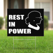 Rest In Power RBG Yard Sign Notorious RBG Sign Remembering Ruth Bader Ginsburg Feminist Sign