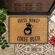 Corgi Doormat Guess What Corgi Butt Cute Fun Doormat Saying Housewarming Gift For Friends