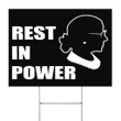 Rest In Power RBG Yard Sign Notorious RBG Sign Remembering Ruth Bader Ginsburg Feminist Sign