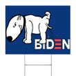 Dog Peeing On Biden Yard Sign Anti Biden Lawn Sign