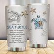 Advice From A Sea Turtle Tumbler Cute Tumbler With Sayings Gift Idea