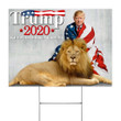Trump Lion 2020 Keep America Great Yard Sign Donald Trump Lawn Sign Presidential Campaign