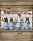 Butterfly Frenchie It's Okay Poster To Do What's Best For You Office Decor For Frenchies Lovers