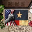 Texas Doormat American Texan Proud Patriotic Doormat Home Decorative Gift
