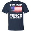 American Flag Trump Pence 2020 T-Shirt Trump Campaign Shirts For Election Campaign