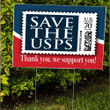 Save The USPS Thank You We're Support You Yard Sign Support The Postal Service Post Office Sign