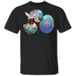 Frenchie Egg Easter T-Shirt Women's Mens Easter Shirt Design For French Bulldog Lovers