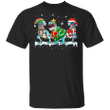 Dinosaur Christmas T-Shirt Dinosaur Tree Rex Shirt With Snow Design Winter Gift For Friend