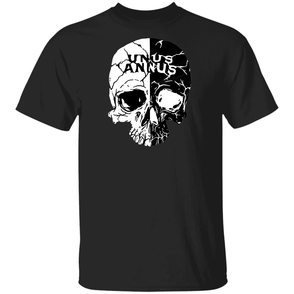 Unus Annus Shirt Cool Gift For Men Skull Black And White  Unus Annus Merch