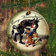 Merry Krampus Ornament Christmas Ornament For Boys Funny Christmas Tree Ornaments For Kids