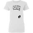 I'm So Stuffed With A Little Turkey T-Shirt I Made The Stuffing Shirt Cute Gift For Wife