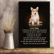 To My Corgi You're My Family Poster With Love Saying For Corgi Owner Lover Gift Room Decor