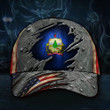 Vermont Flag Hat 3D Printed American Vintage Cap Patriotic Vermont State Cap Men Gift