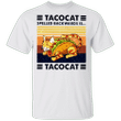 Tacocat Spelled Backwards Is Tacocat T-Shirt Funny Cat Vintage Shirt Family Gifts Cat Gifts