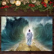 Jesus Crossing The Red Sea Poster Religious Easter Christian Poster For Wall Room Decor