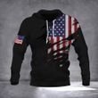 United States Of America Flag 3D Printed Pullover Hoodie Patriotic Hoodie For Men Women