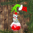 Pitbull Santa Hand Ornament Feliz Naughty Dog Christmas Ball Ornament Xmas Decorating Ideas