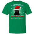 Black Cat On The Naughty List And I Regret Nothing T-Shirt Funny Christmas Shirt For Cat Lovers
