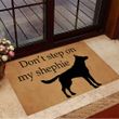 Don't Step On My Shephia Doormat Funny Sayings Dog Themed German Shepherd Doormat Welcome
