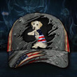 American Flag With Labrador Retrievers Dog Hat I Love Mom Cap For The Most Respected Person