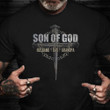 Son Of God Husband Dad Grandpa Shirt Graphic Cross Best Dad Shirt Good Fathers Day Gifts 2023