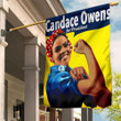 Candace Owens 2024 Flag Merch Candace Owens For President Political House Decor