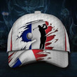 France Flag Golfer Hat Golf Lovers Print Cap Gifts For French