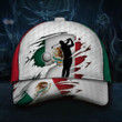 Mexico Flag Golfer Hat Patriotic Cap Gift For Dad Golf Lovers
